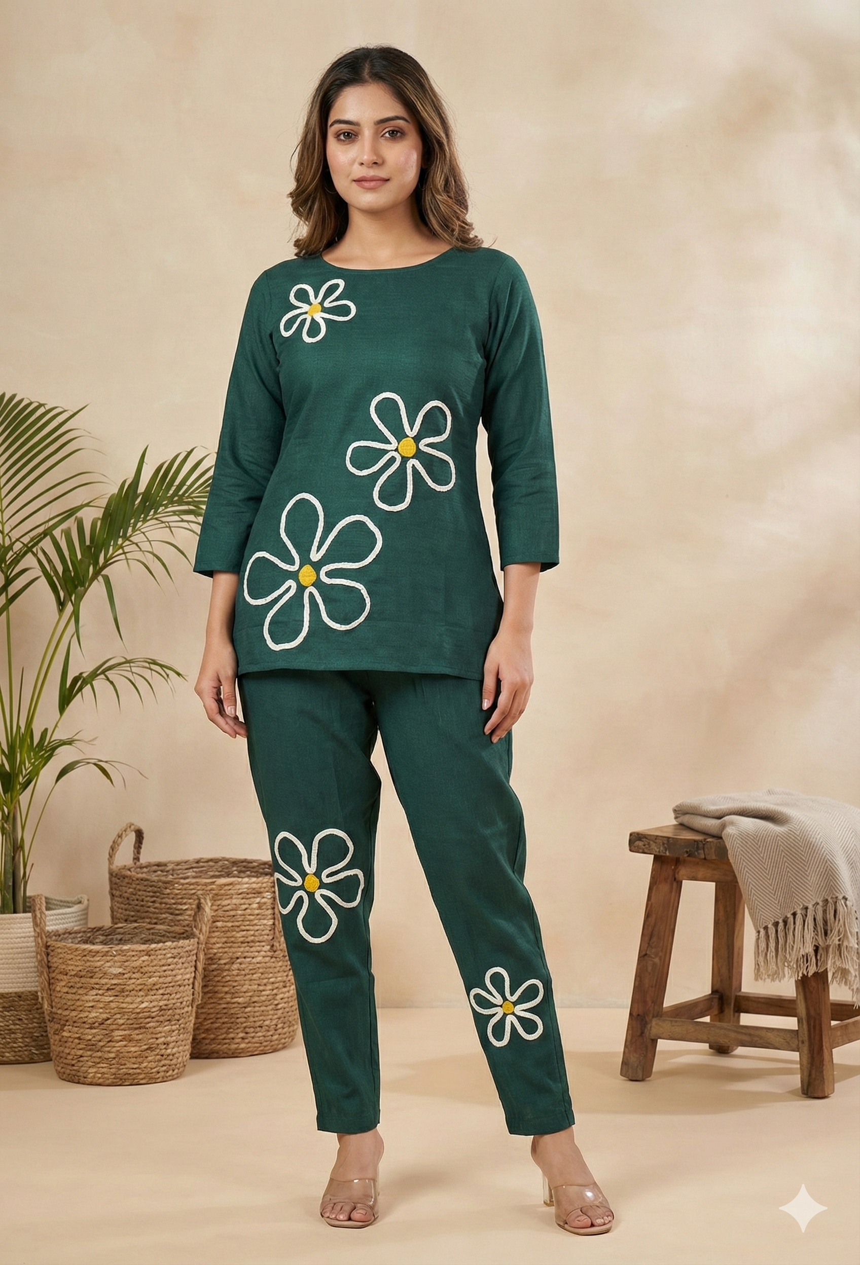 Emerald Bloom Co-Ord Set