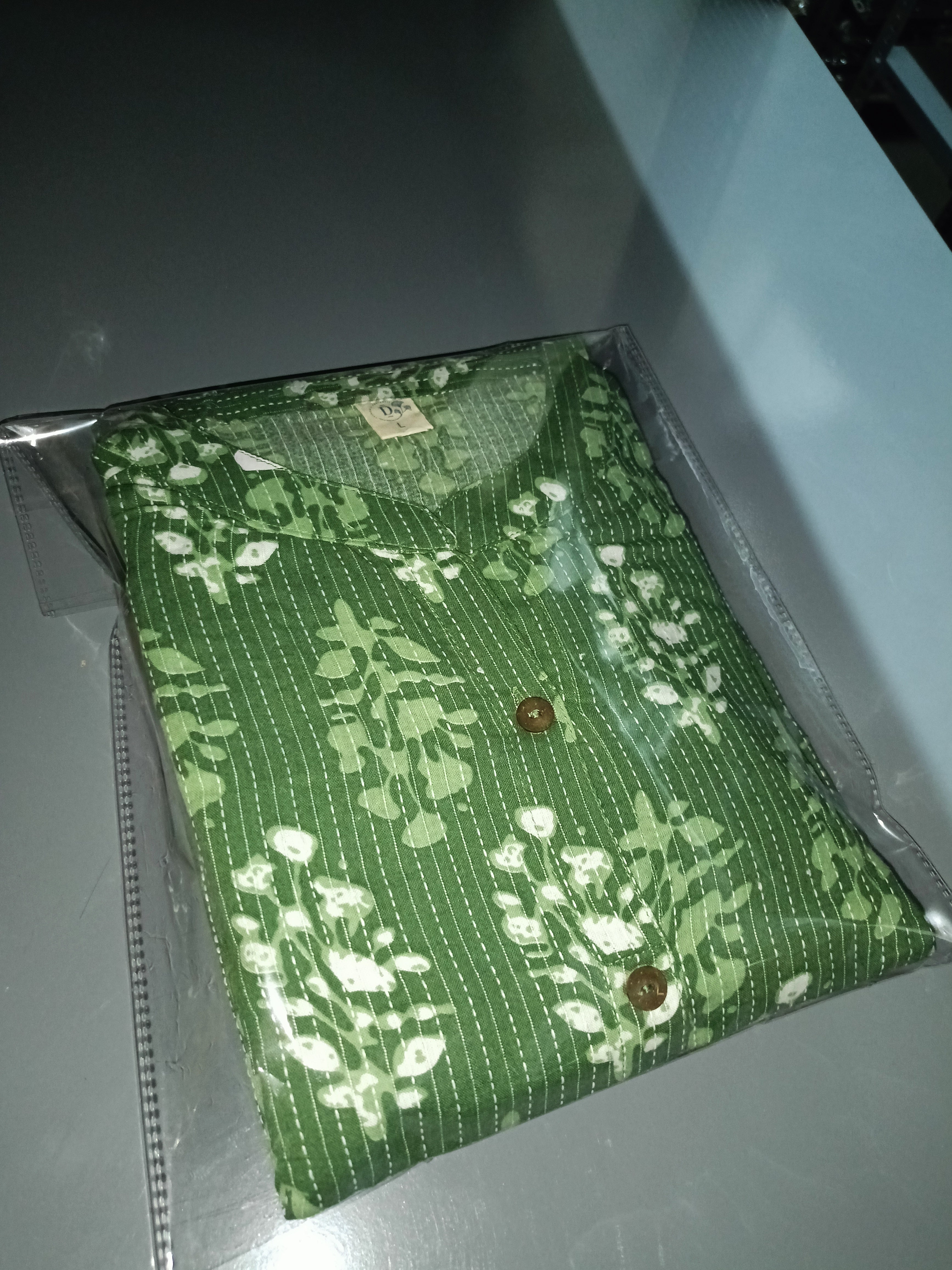 Olive Heritage Ethnic Motif Cotton Kurta
