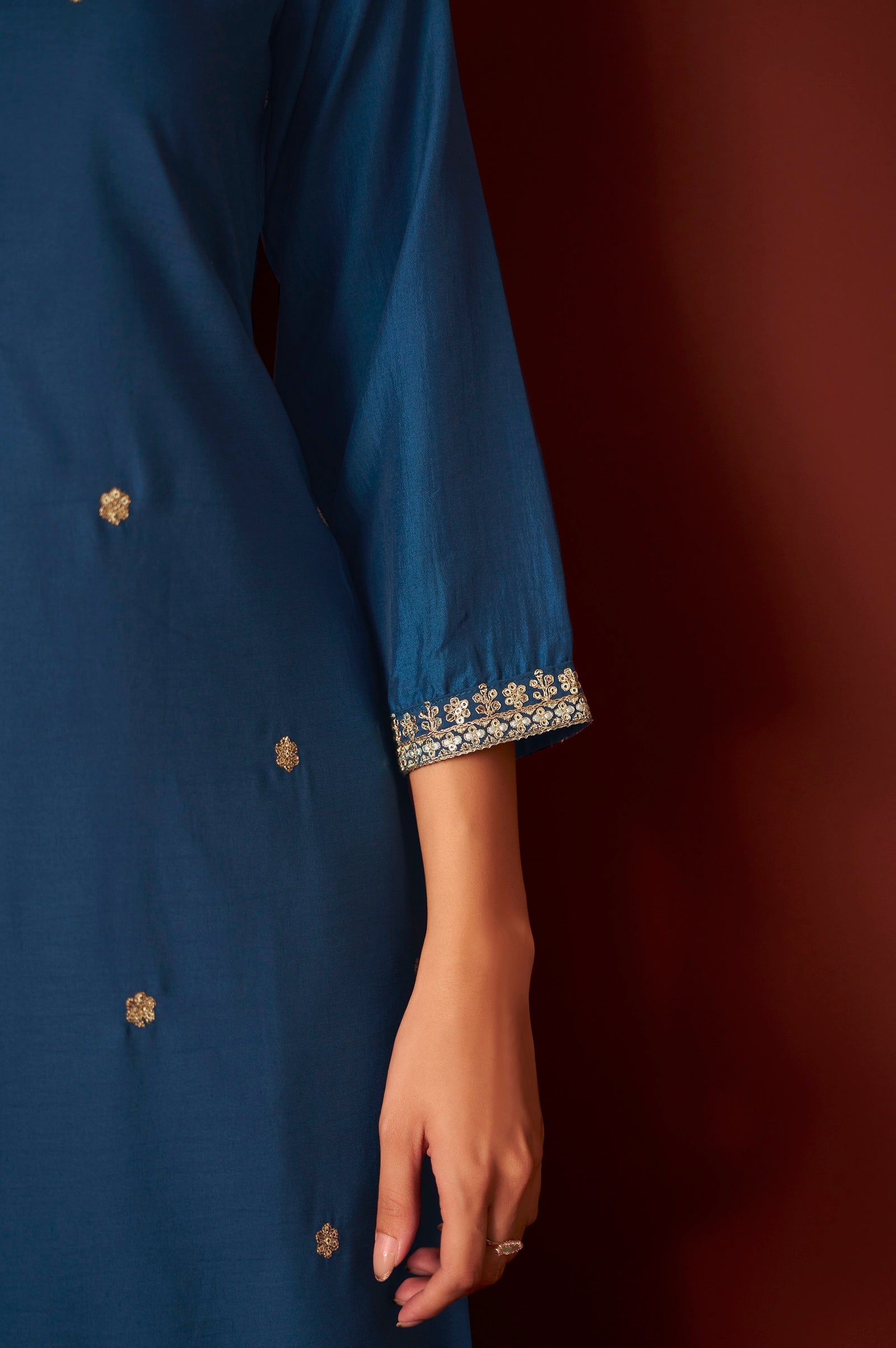 Rama Royale Embroidered Kurta Set