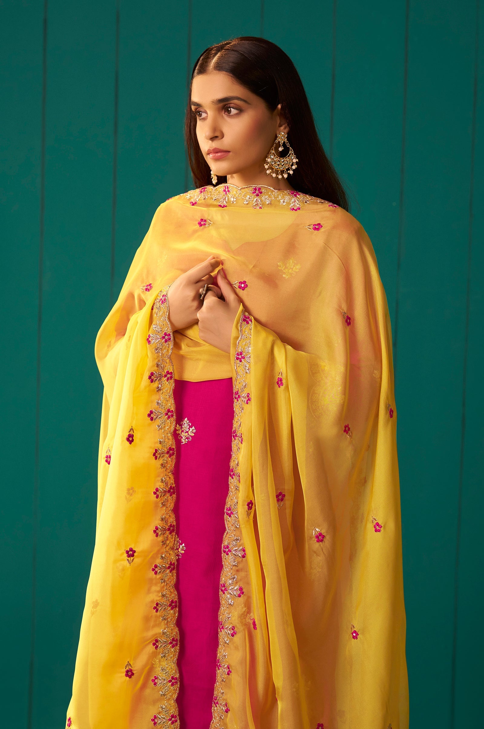 Blush Royale Embroidered Kurta Set