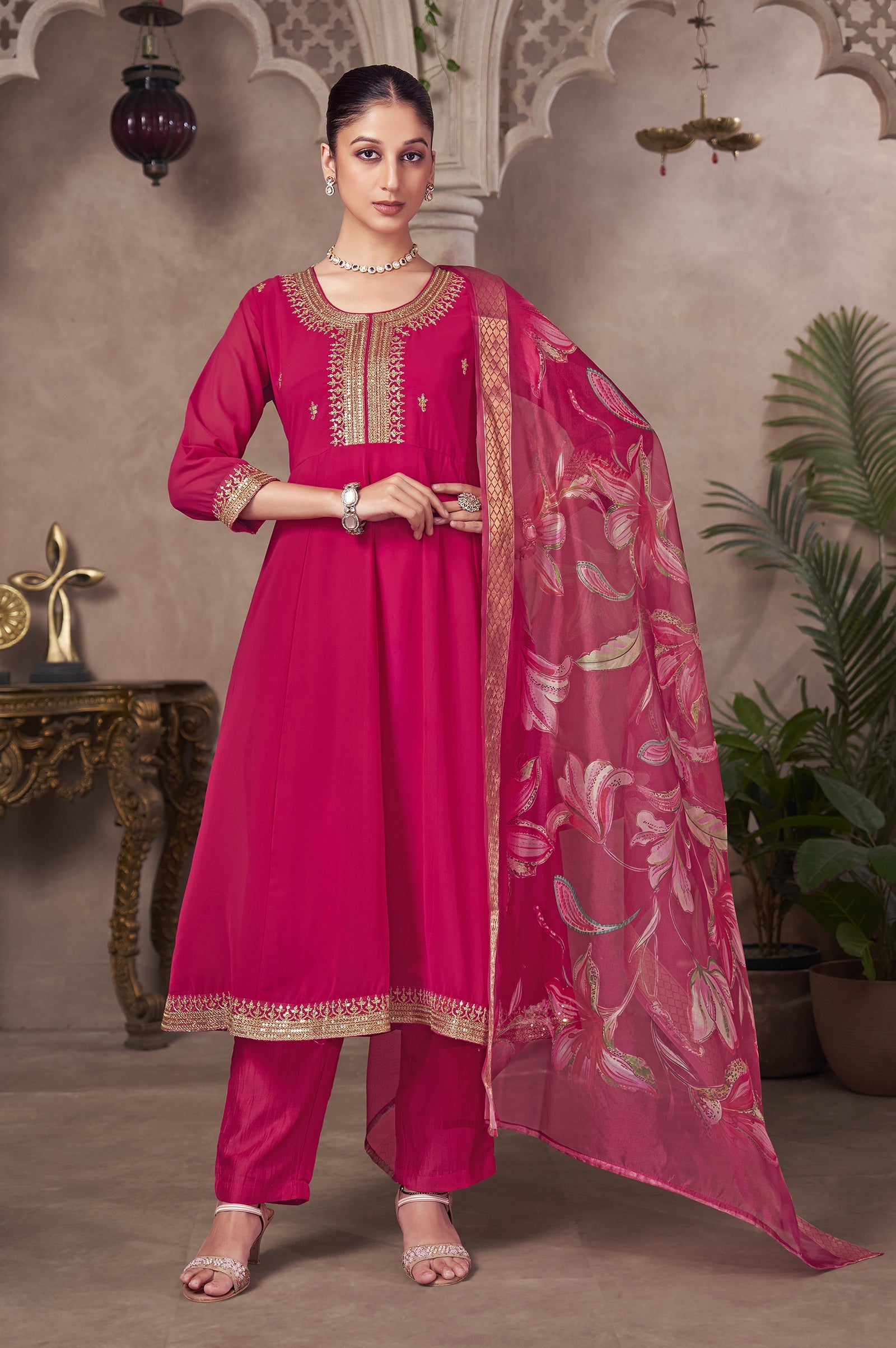 Aaradhya Embroidered Kurta Set