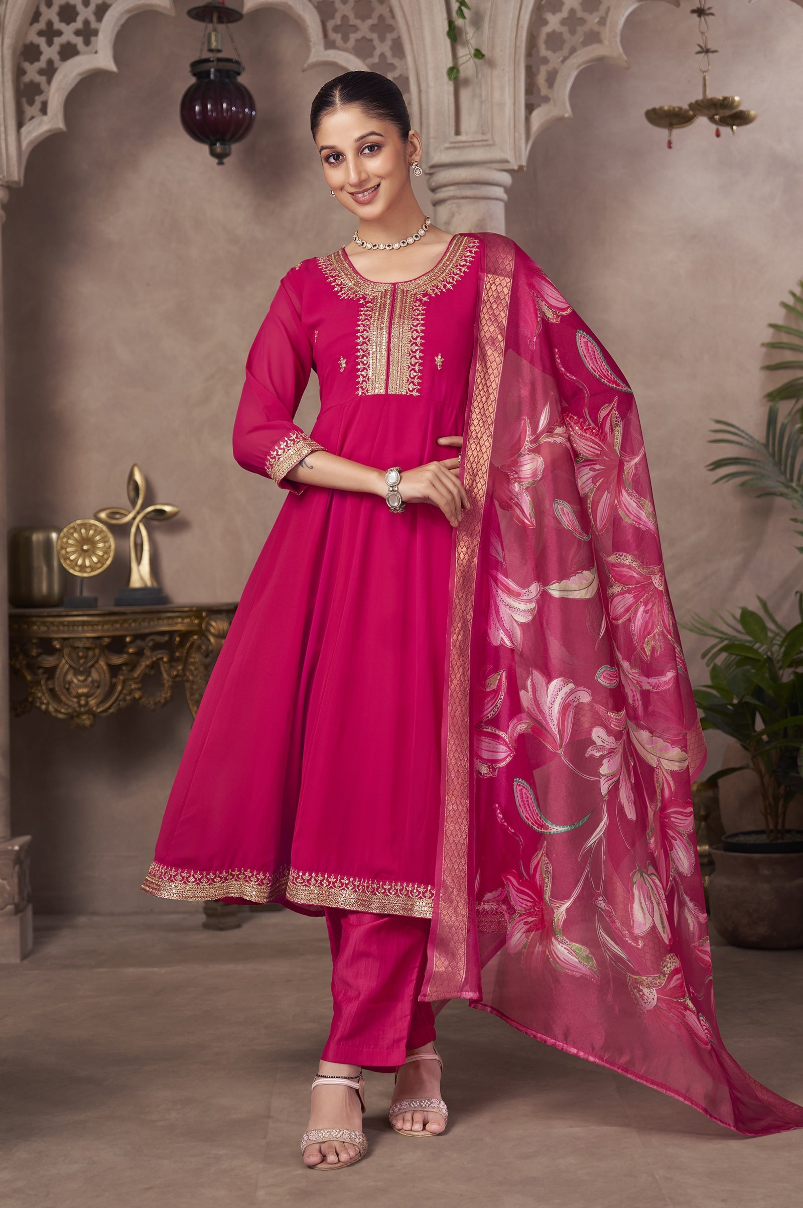 Aaradhya Embroidered Kurta Set