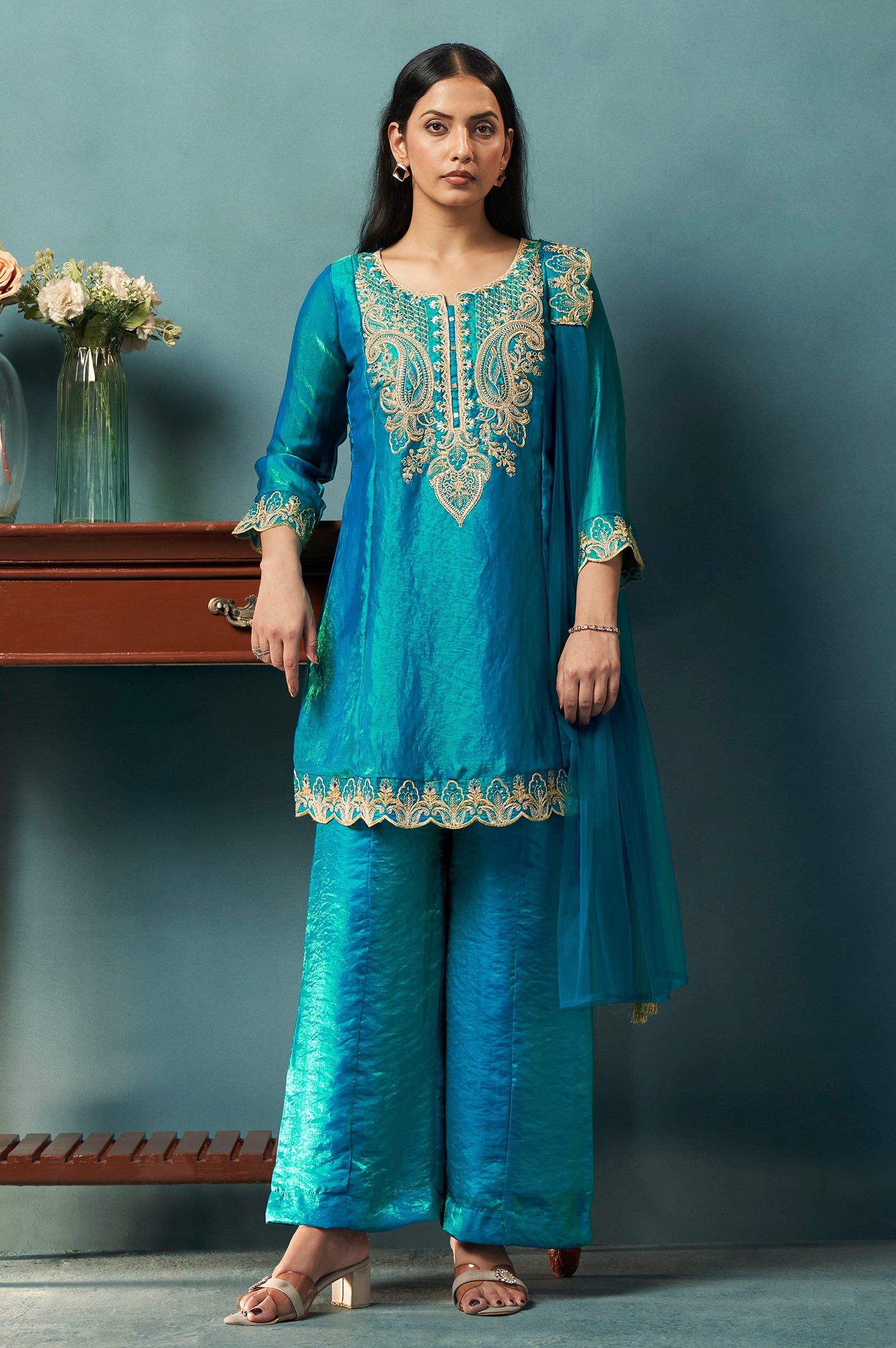 Ruhani Silk Blend Sharara Collection
