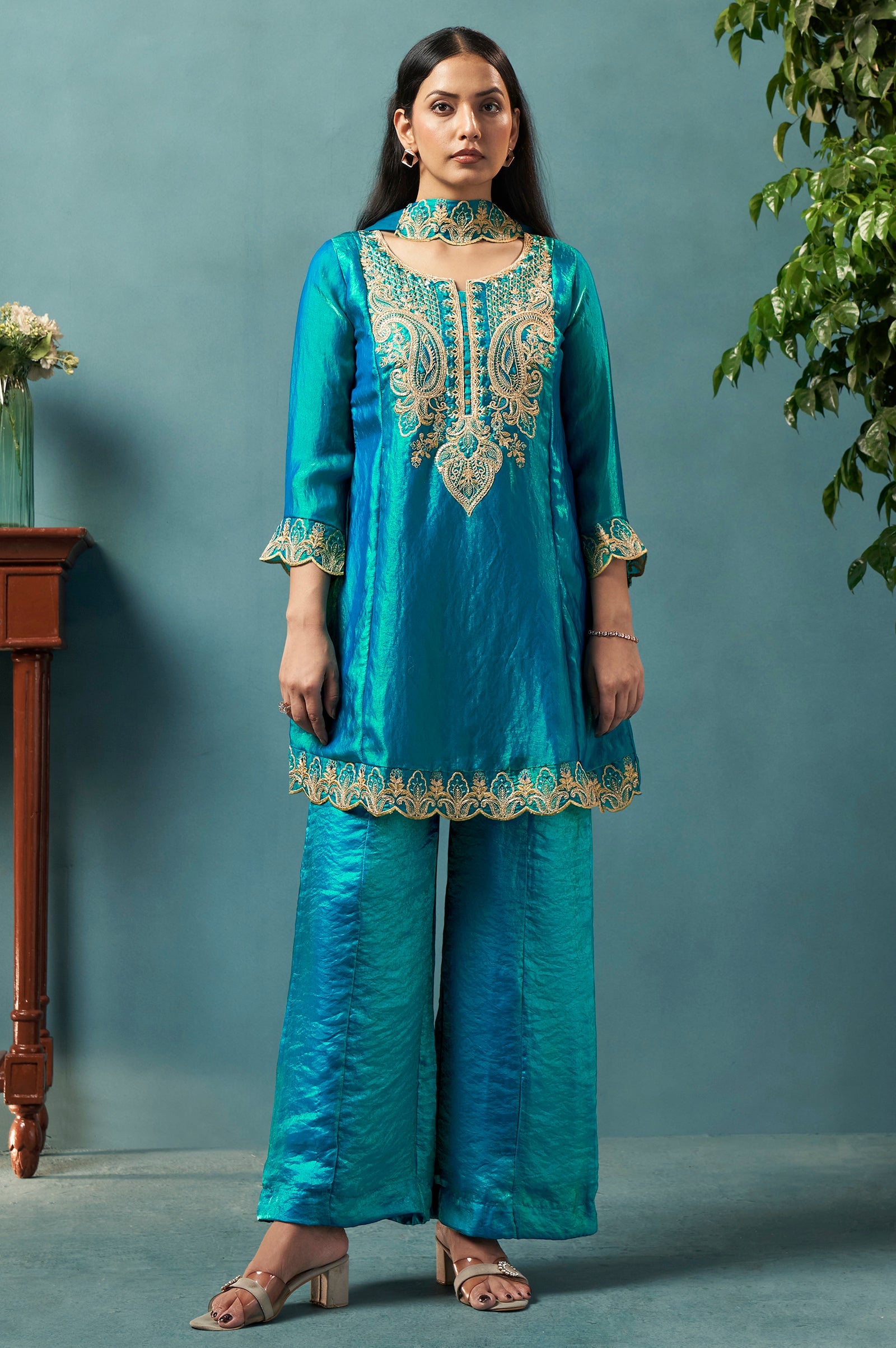 Ruhani Silk Blend Sharara Collection