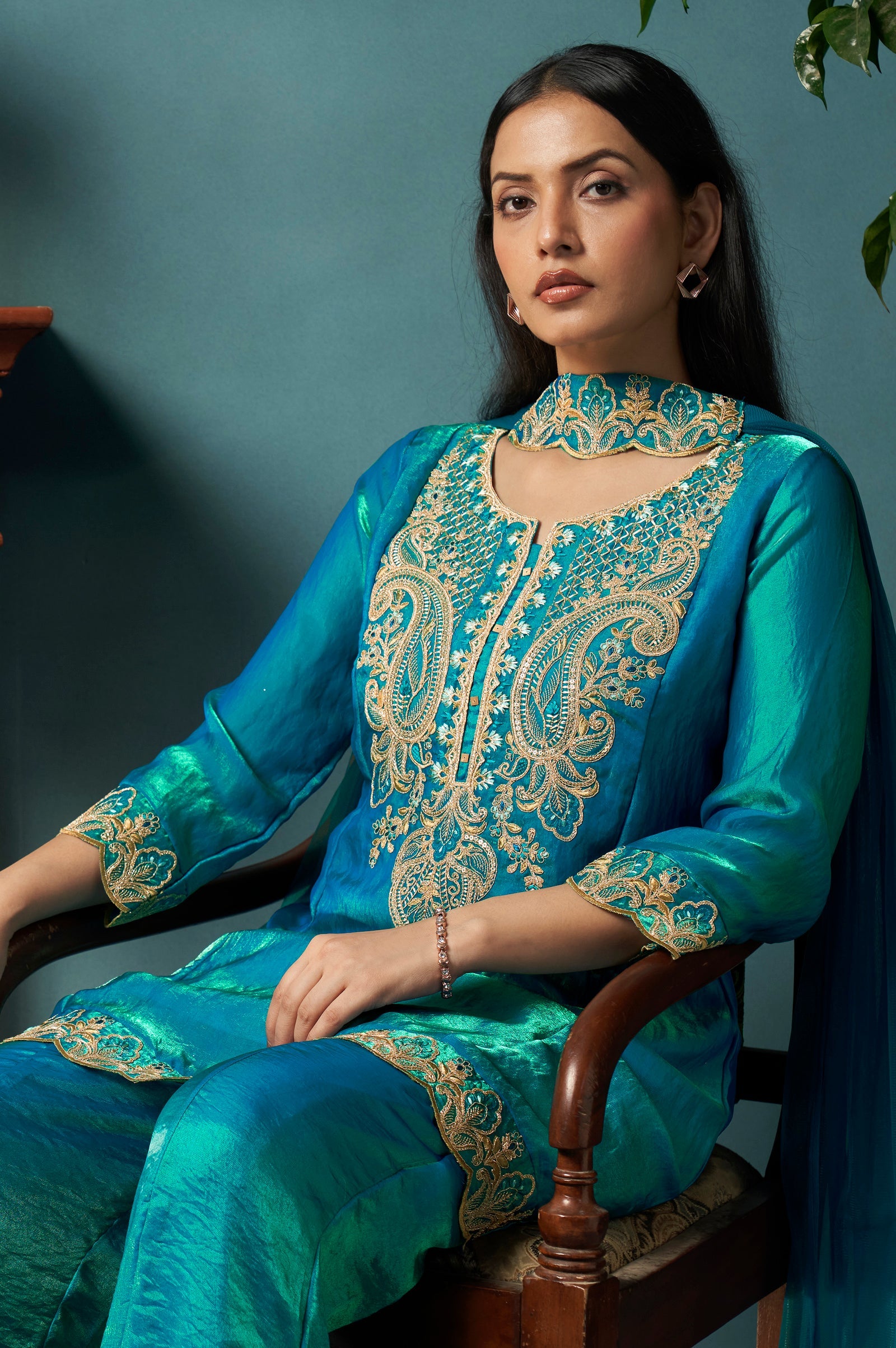 Ruhani Silk Blend Sharara Collection