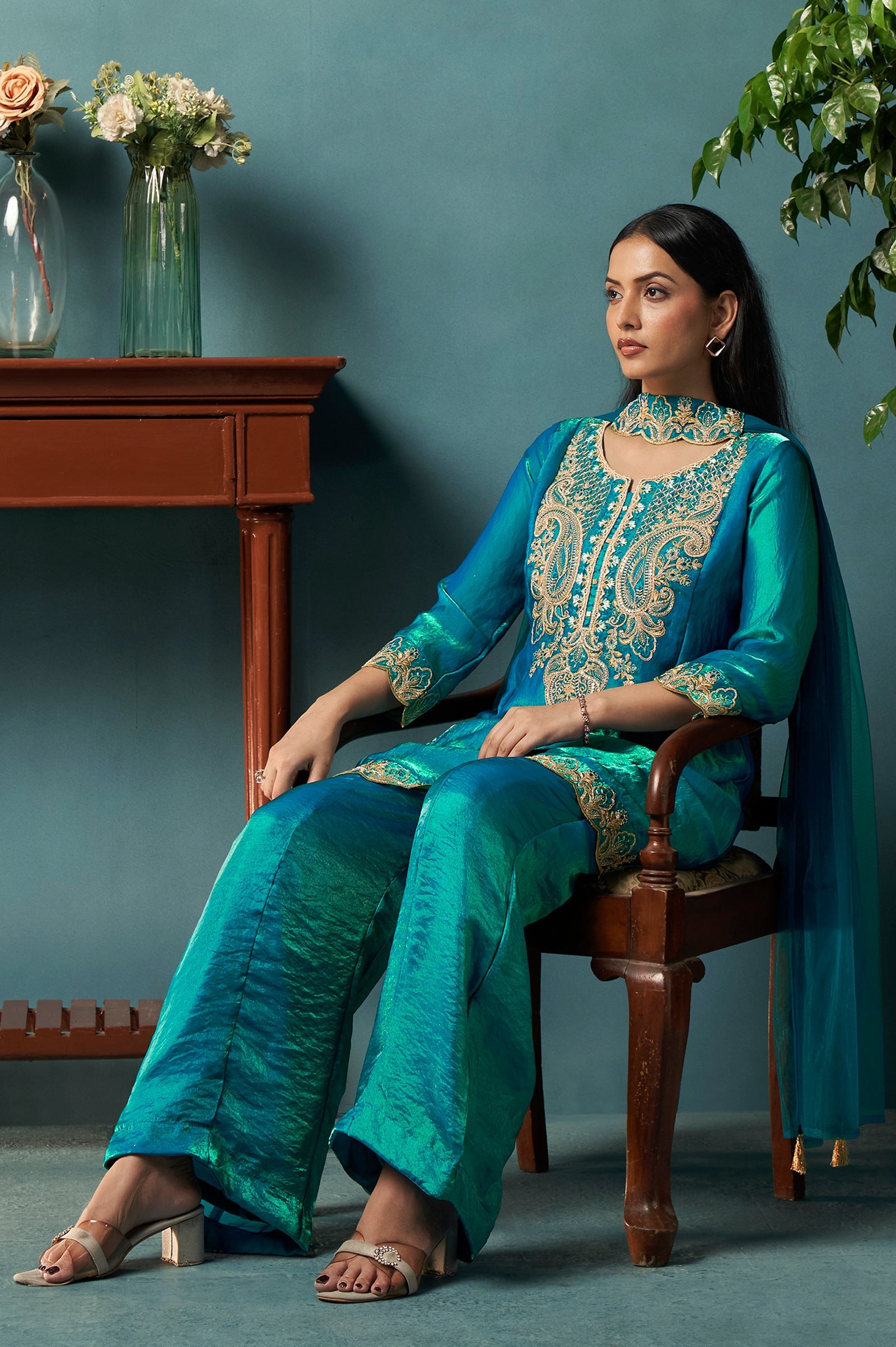 Ruhani Silk Blend Sharara Collection