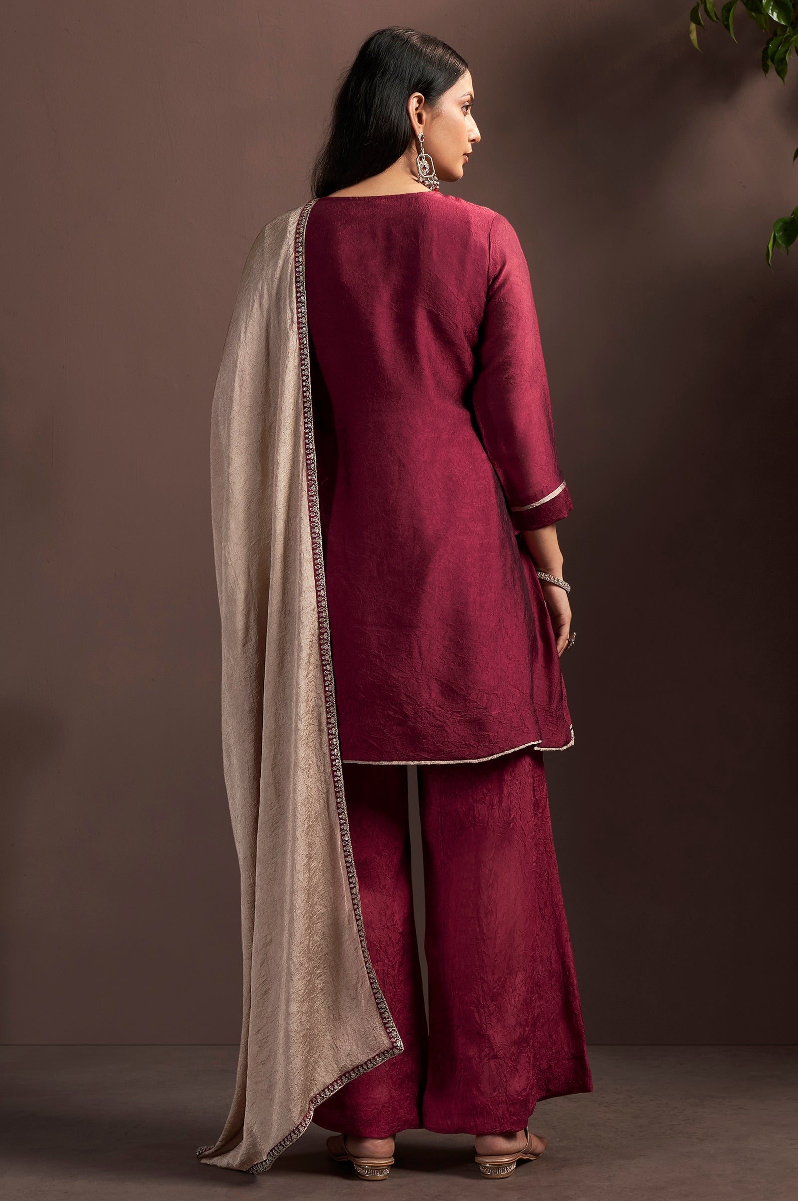 Noor Mahal Silk Blend Kurta Ensemble