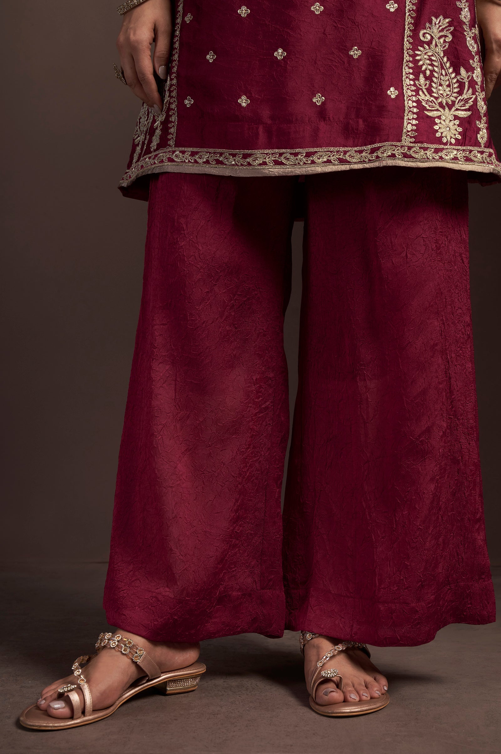Noor Mahal Silk Blend Kurta Ensemble