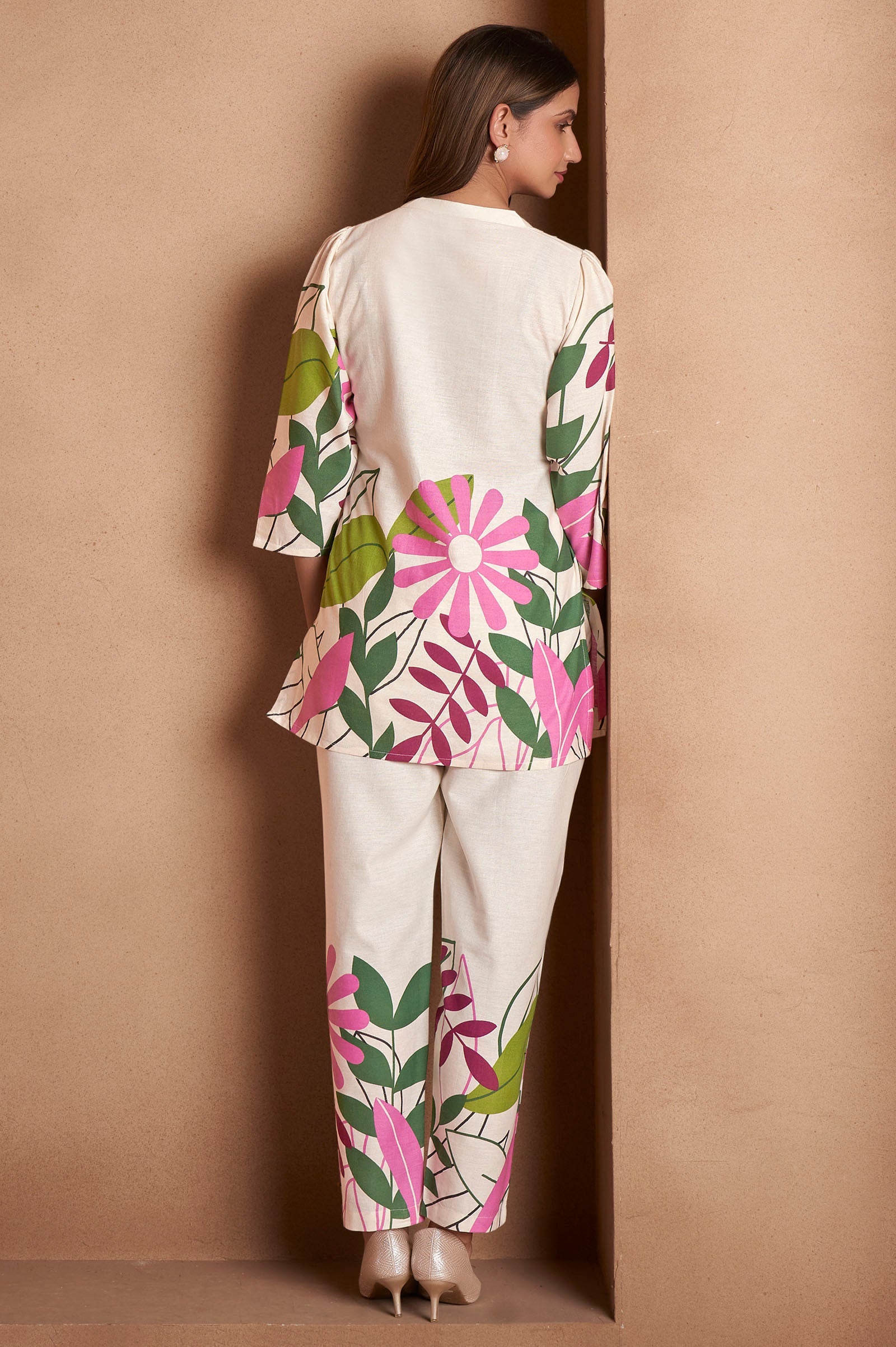 Ivory Haven Printed Cotton Co-Ord Set