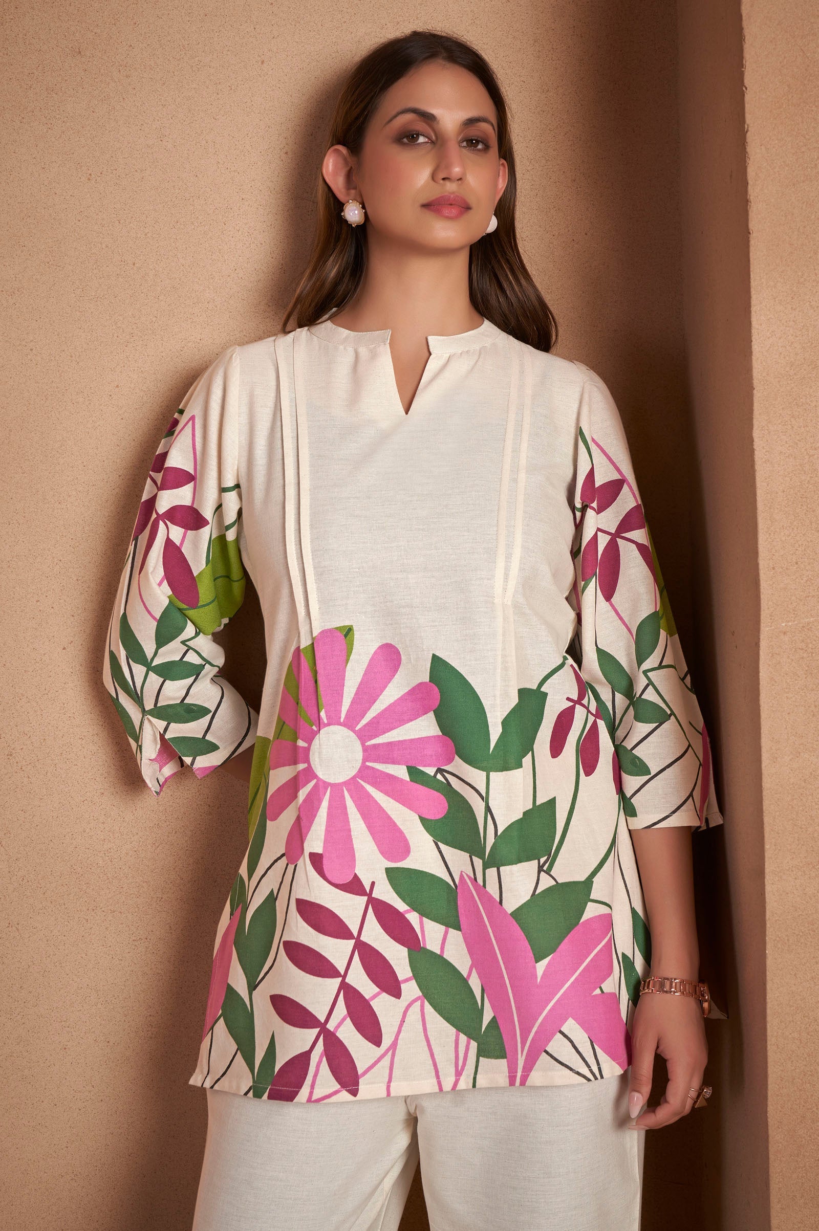 Ivory Haven Printed Cotton Co-Ord Set